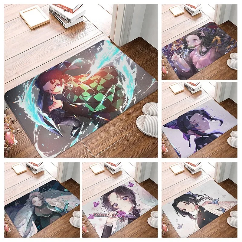 

Anti-slip Bath Mat Bathroom Small Rug Shower Mat Home Decor Door Mat Kitchen mat Bedroom Entrance Room Mats anime cartoon modern