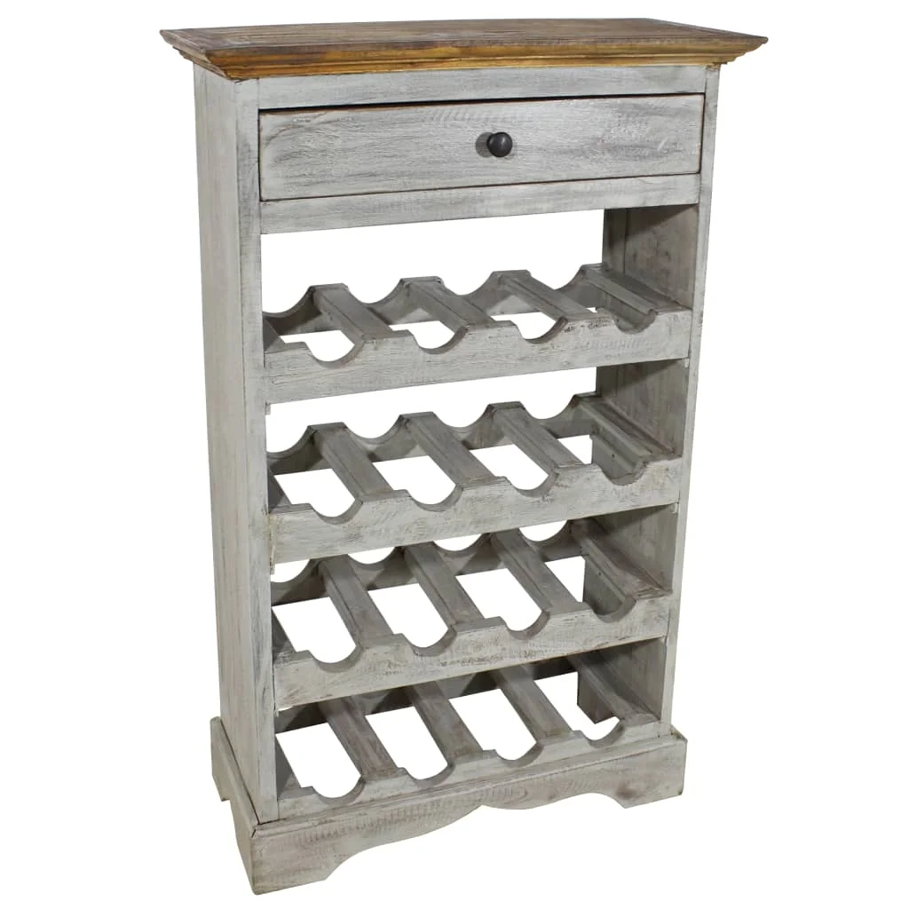 

Wine Rack Solid Reclaimed Wood 21.7"x9.1"x33.5" Wine Stand Cabinet Dining Furniture