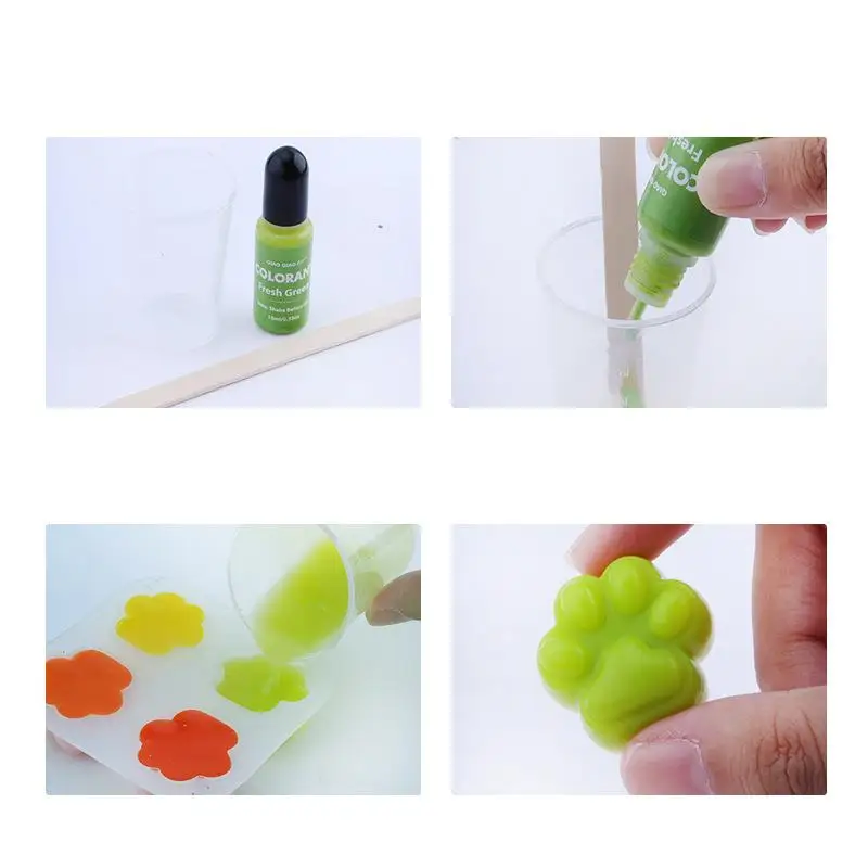 Description Picture 3 of item20 Colors Candle Dyes Pigment Aromatherapy Liquid Colorant Pigment DIY Candle Mold Soap Coloring Handmade Crafts Resin Pigment
