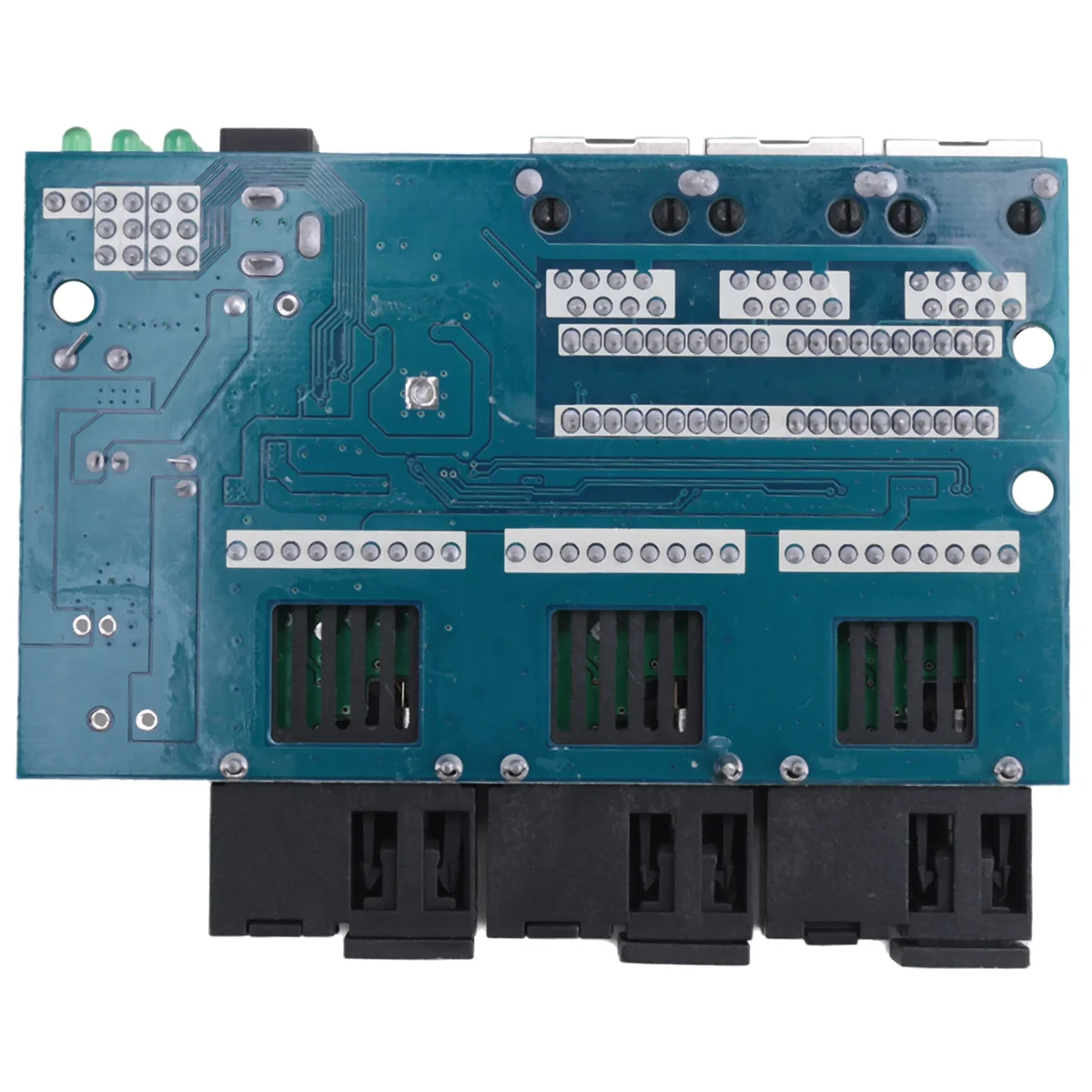 Ethernet Fiber Switch 100M PCBA Board Optic Media Converter 20Km 3 Fiber 3 RJ45 Support RPOE Simplex SC Switch-Elect