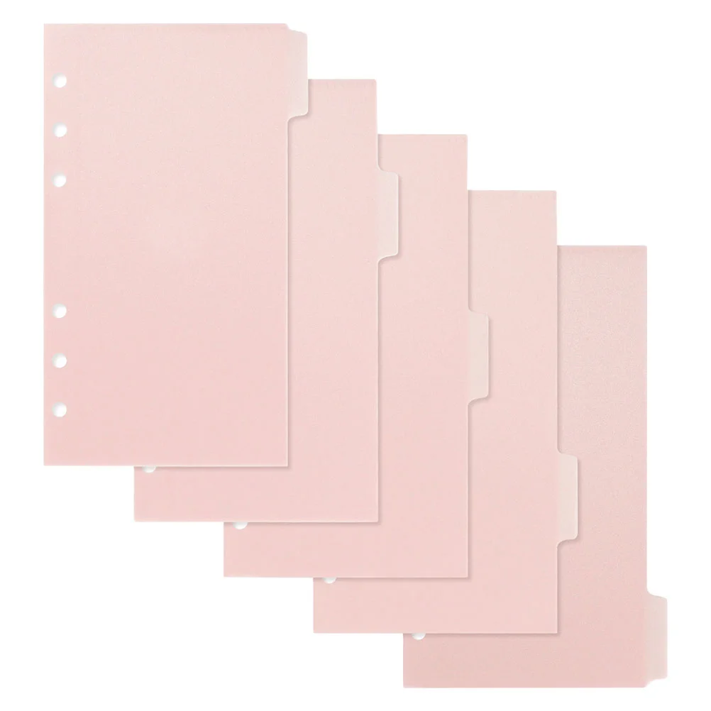 

Binder Cash Letter Plastic Folders Pocket Paper Folder 6-ring Extended Insert Binders Paper Folderes Pp Dividers