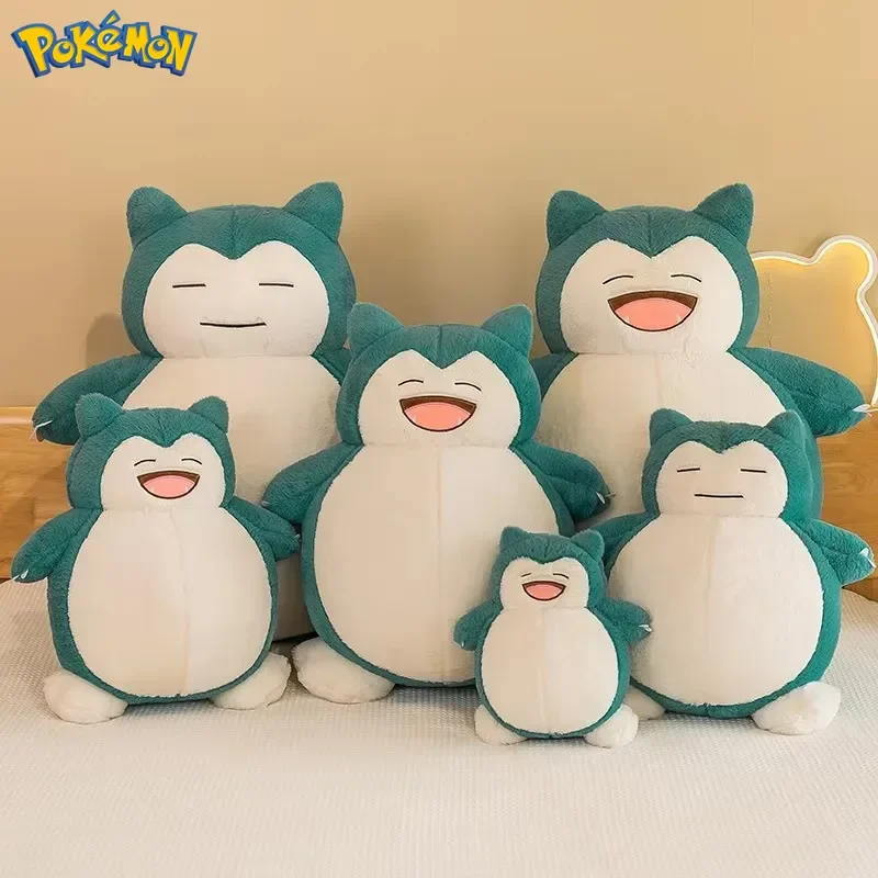 30/45/60CM Big Size Pokémon Cute Snorlax Plush Toy Cartoon Anime Plushies Peluche Home Decor Sleeping Pillow Children Toy Gift view 6
