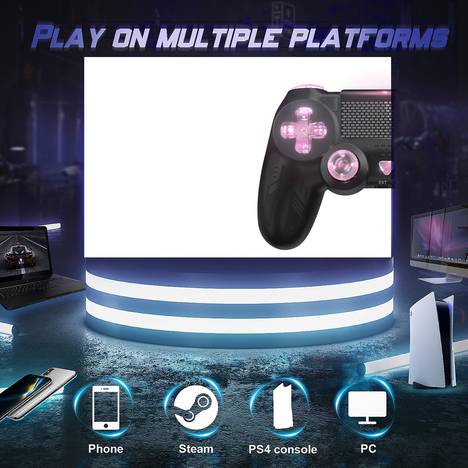 PS4 Ʈѷ   Ʈѷ ȣȯ,  Ʈѷ , LED ,  , ͺ, 6  ̷