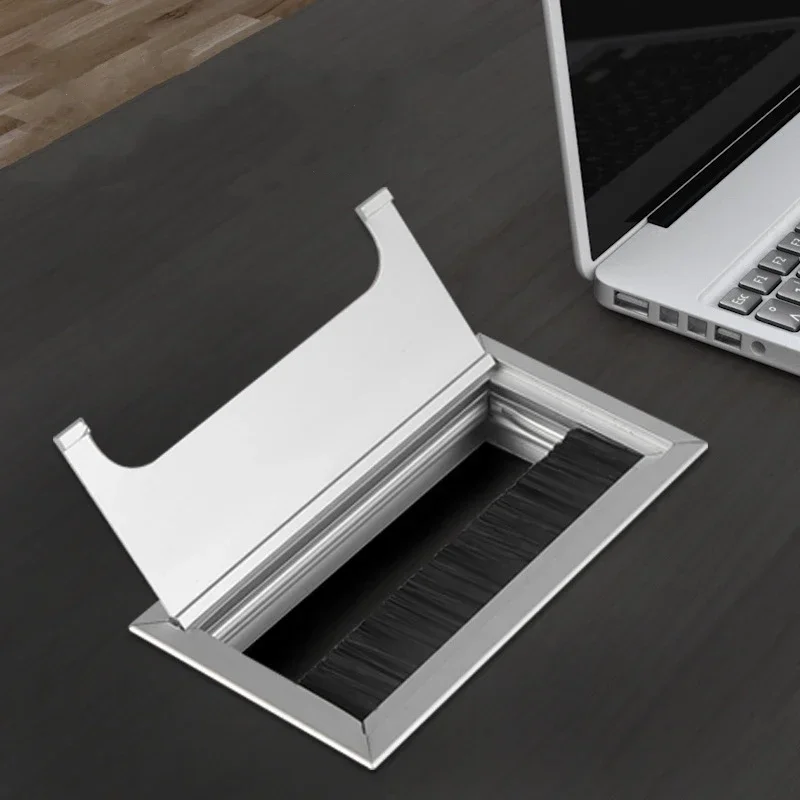 aluminio alloy table line hole cover desk 03