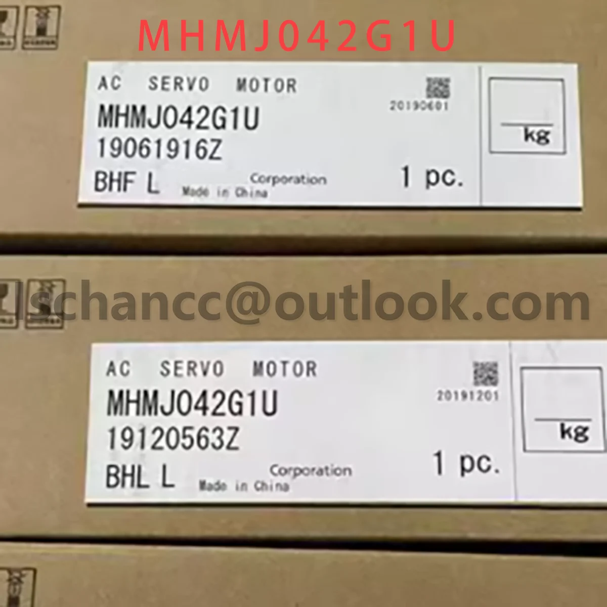새로운 MHMJ042G1U 오리지널 서보 모터