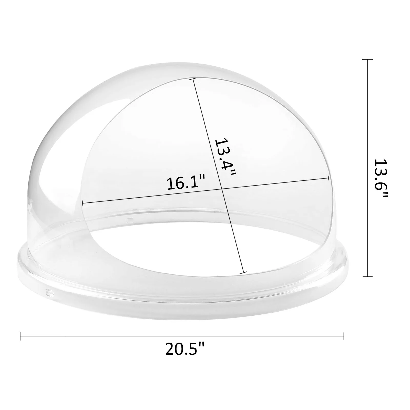 21 Inch Cotton Candy Machine Cover with Dome Shield