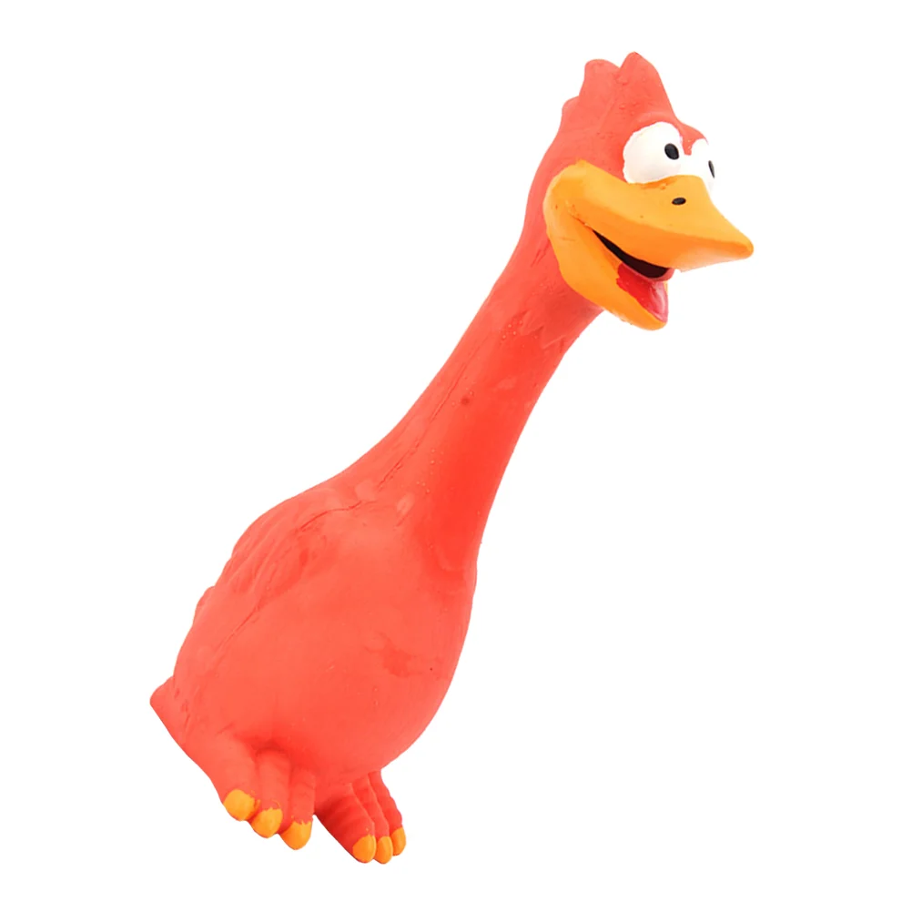 

Animal Toys Screaming Chicken Squeaky Tricky Playthings Interactive The Dog Squeeze Sound Unique Child