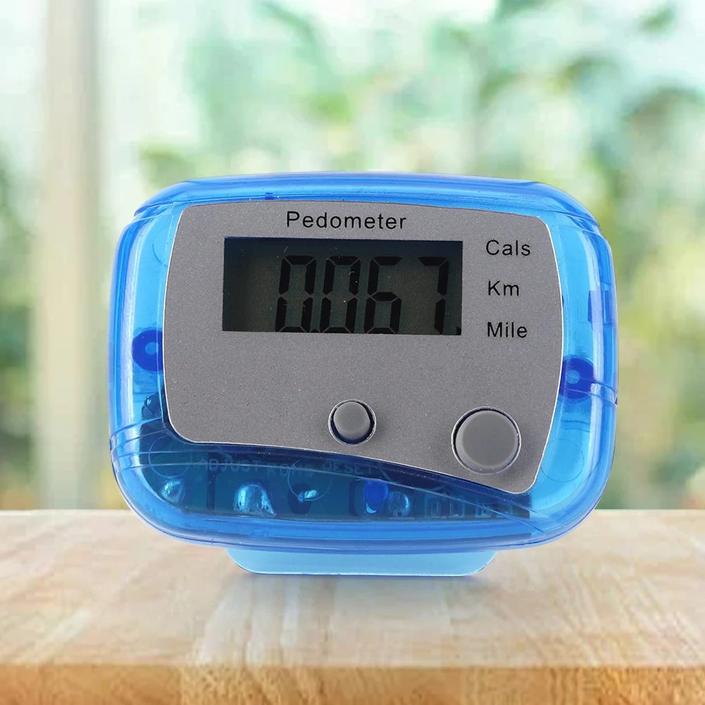 Walking Pedometer Accurate Step Tracker Mile Kilometer Calorie Calculation Walking Step Counter 0-99999 for Running