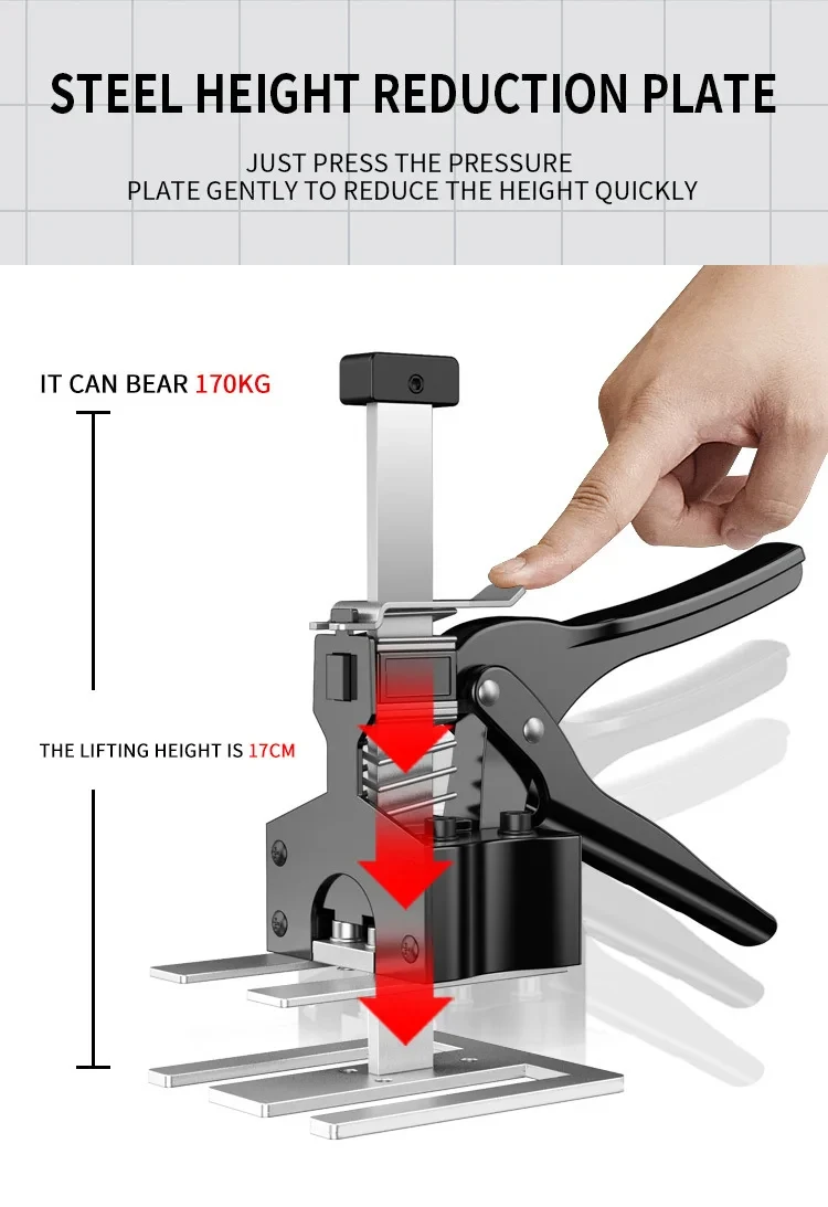 Hand Lifting Tool Labor-Saving Arm Jack Door Panel Drywall Lifting Cabinet Board Lifter Tile Height Adjuster Elevator Tool furniture lifting tool