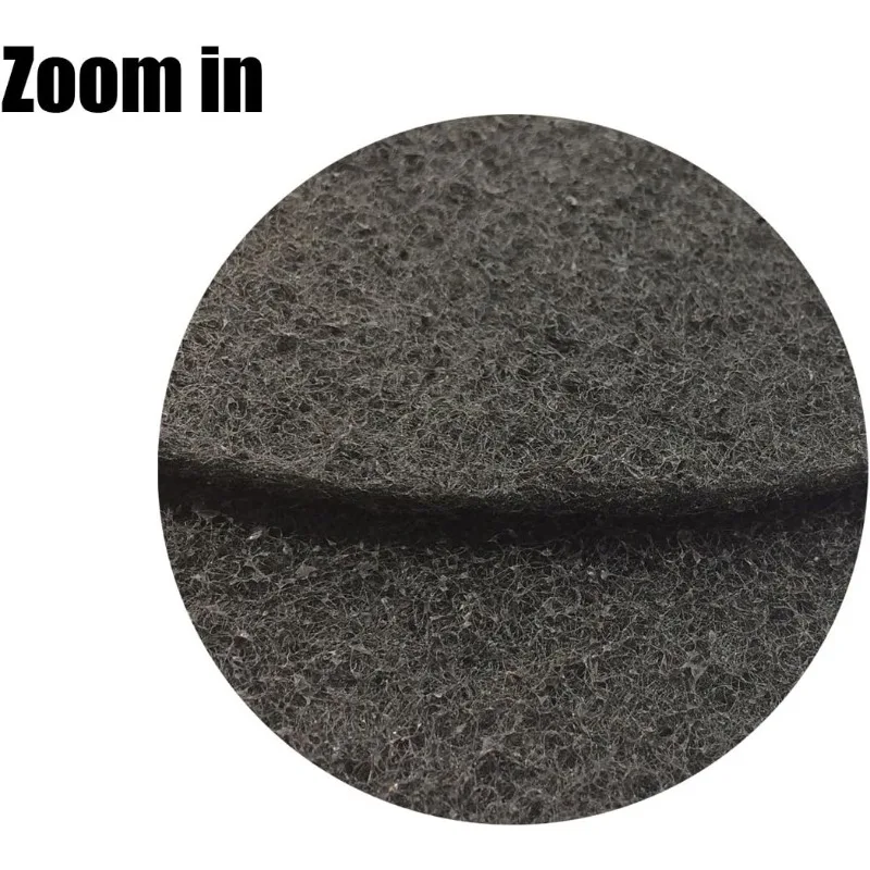 6.7inch Charcoal Filters for Kitchen Compost Bin Pail Replacement Filter Countertop Home Bucket Refill Sets, Round