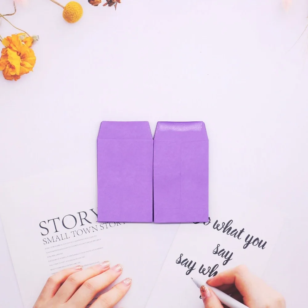 Kraft Paper Envelopes Mailing Envelopes Mini Envelopes Gift Card Envelopes 20pc Small 6x9cm for Cash Coin