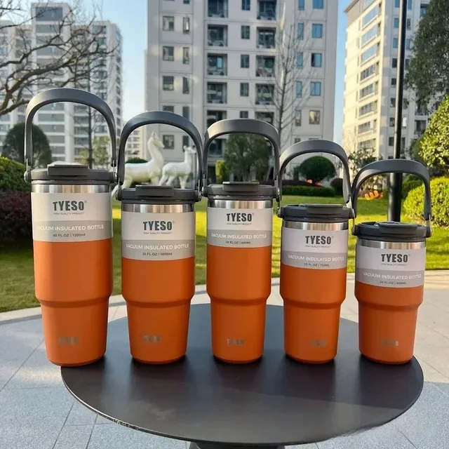 Tyeso Stainless Steel Coffee Cup Cold And Hot Double-layer Insulated Cup Tumbler Thermo Water Bottle Car Travel Mug Vacuum Cup 3
