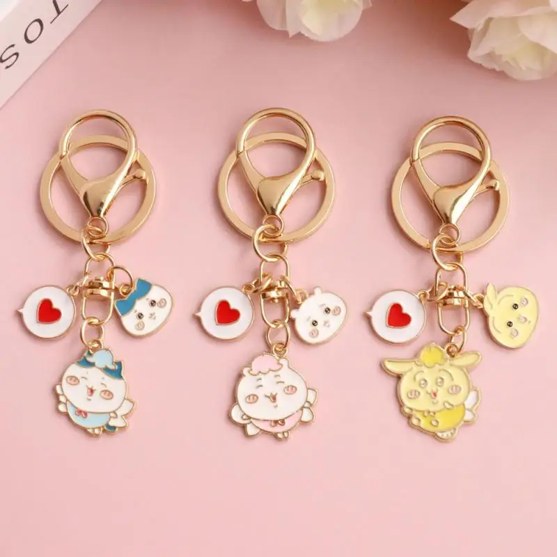 

Kawaii Chiikawa брелок японское аниме мультфильм студенческий рюкзак Сплав Подвеска милая девочка сумка аксессуары