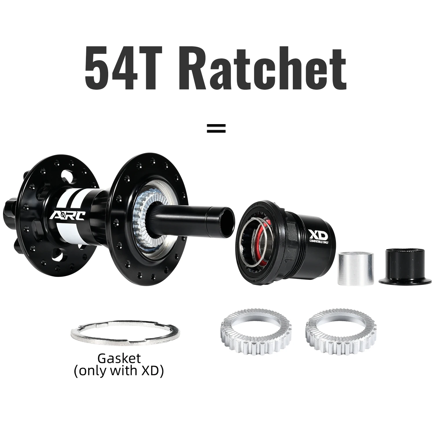 ARC MTB Hub Boost 32 Hole Front 15x110 Rear 12x148 36T/54T Ratchet