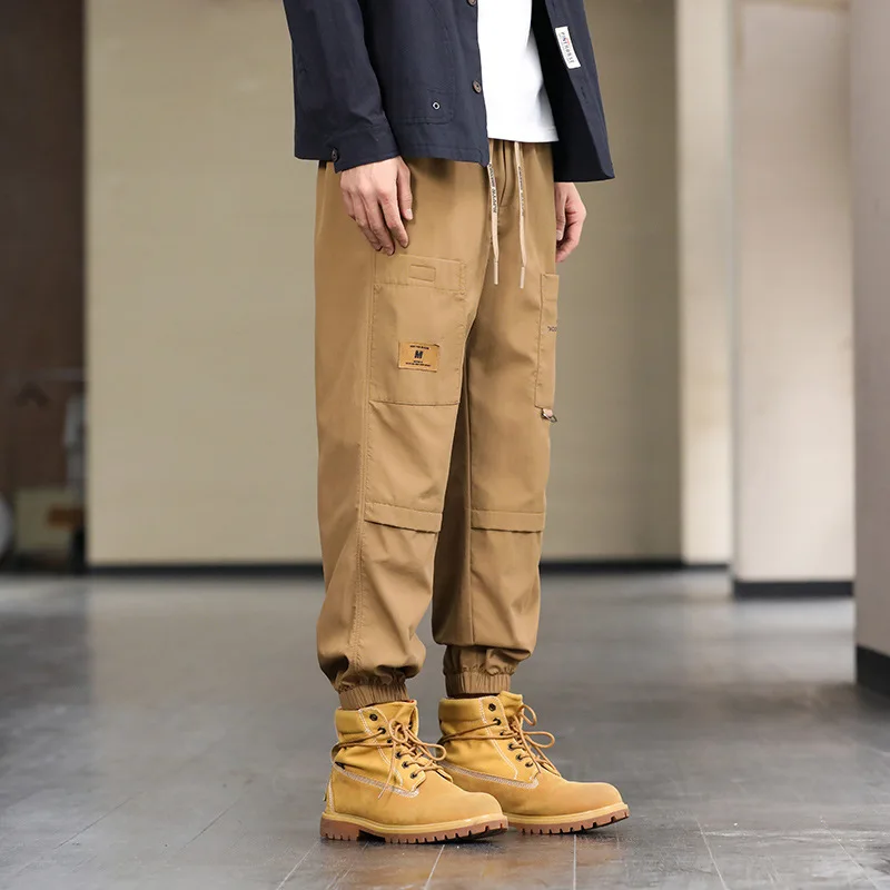 Workwear Pants Men'S Spring And Summer Loose Men'S Casual Pants Spring Trend Wide Leg Pants American Retro