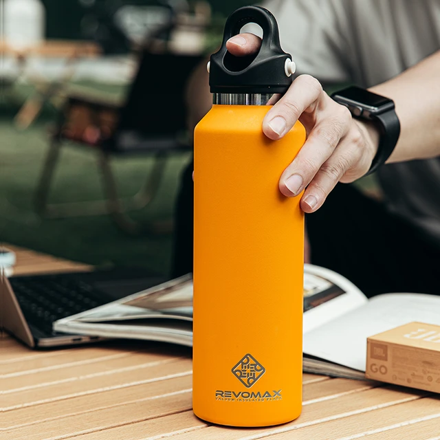 32oz Yellow Insulated Steel Water Bottle