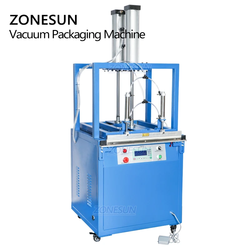 ZONESUN ZS-XD600 Pouch Vacuum Heat Package Sealing Machine Manufacturers Semi Automatic Plastic Bags Packing Machine