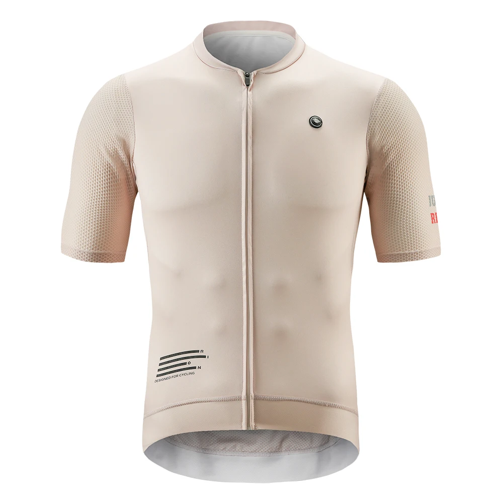 thumbnail image 1 of RION Camiseta de ciclismo para hombre, camisetas de ciclismo de montaña MTB, ropa de ciclismo de carretera para hombre, maillot, jersey, ropa de verano, ropa de ciclismo, 1 of 5