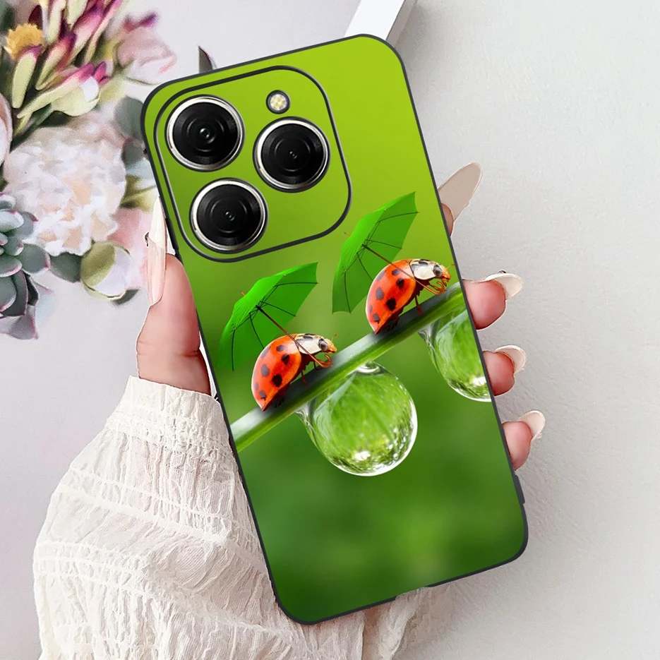 Stylish Painted Soft TPU Phone Case - For Tecno Spark 20 Series