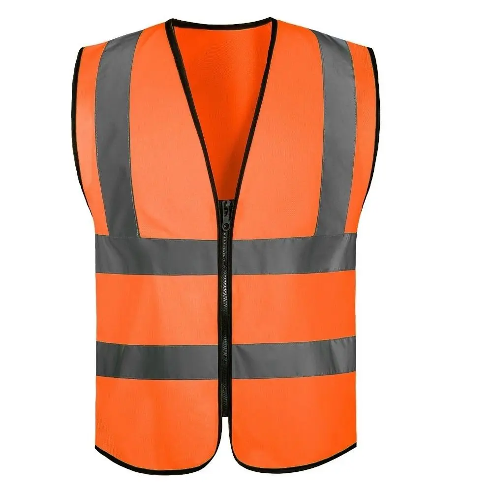 Vue arrière du gilet de sécurité réfléchissant