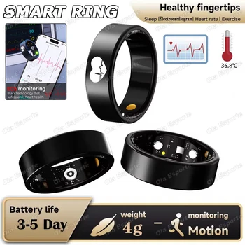 2026 Lovers Intelligent Smart Ring ECG Detection Blood Pressure,Heart Rate Ring,Body Temperature Waterproof Men Women Smartring 1