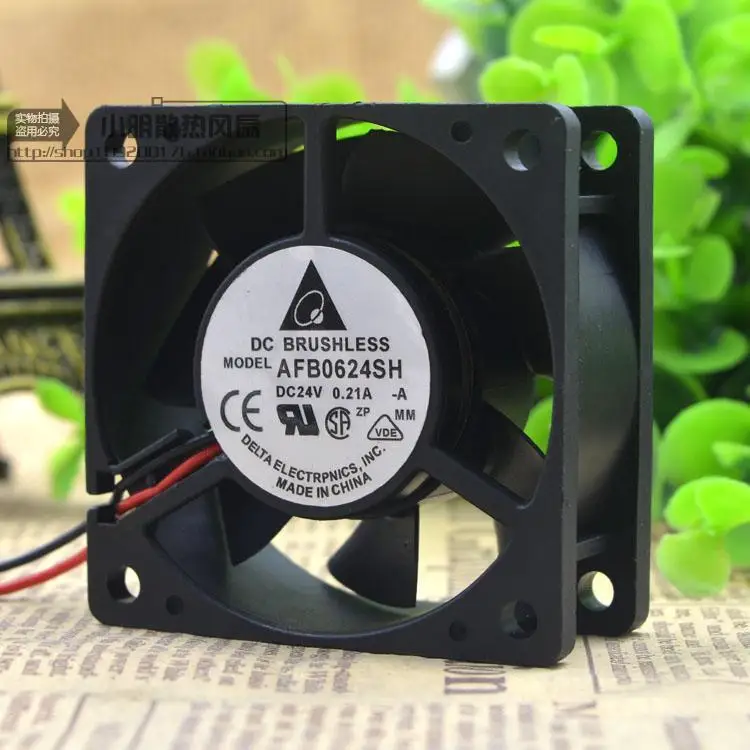 

AFB0624SH 6025 24 В 0.21A 6 см 2 провода инверторный охлаждающий вентилятор