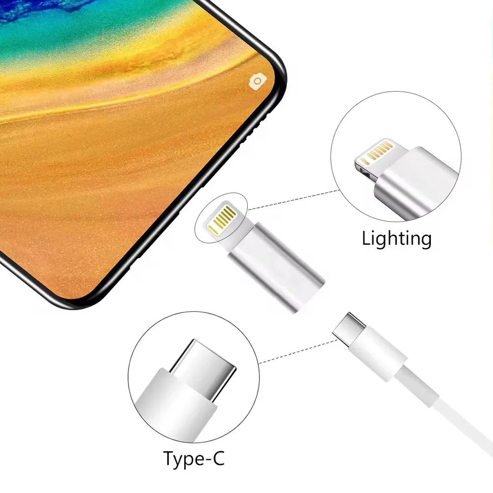 USB C to Adapter Charging Audio Aux 3.5mm Headphone for iPhone 11 7 8 Earphone Cable Ios 14 to Adapter Usb To Type C Adapter Type C Adapter