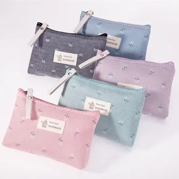 Women Small Floral Cosmetic Makeup Bag Travel Neceser Storage Organizer Zipper Toiletry Wash Make Up Bags Purse Pouch Косметичка 1