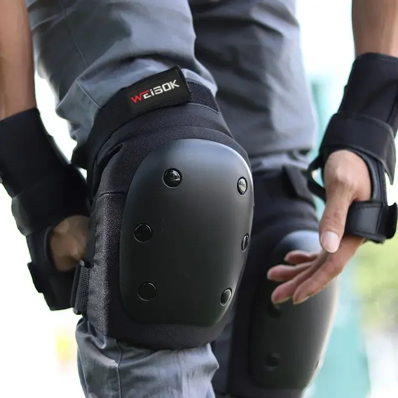 Professional Thicken Ski Snowboard Roller Skating Knee Guard 1Pair Protector Brace Pad Sports Knee Guard knee support knee pads
