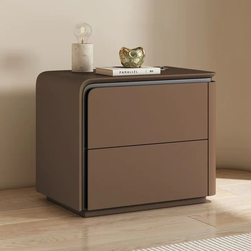 thumbnail image 1 of Mesita De Noche De diseño De almacenamiento, mesitas De Noche nórdicas minimalistas y estéticas De lujo, Mesita De Noche, muebles De dormitorio, 1 of 4