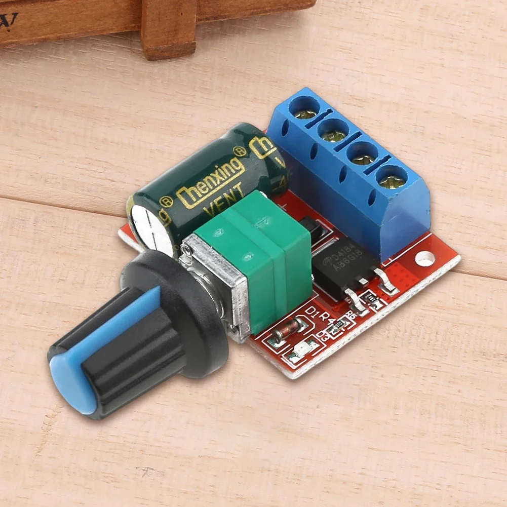 5A 모터 속도 컨트롤러 DC 4.5V-35V 90W PWM 조정 가능한 드라이브 모듈 퓨즈 자동 복구 모터 속도 조절기
