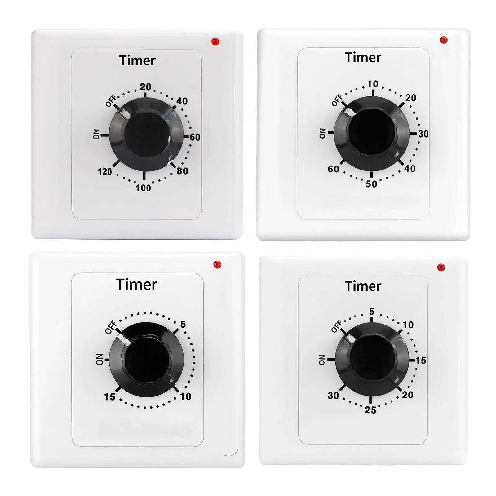 AC250V 15A Mechanical Countdown Controller Timer Switch For Home Appliances Timing 15min 30min 60min 120min 5
