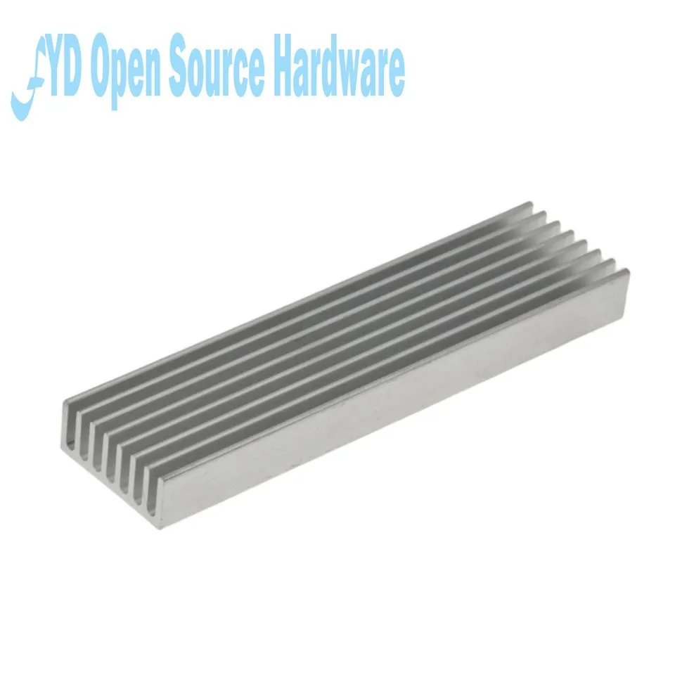 Aluminum Heatsink 100x60x10mm - Perfect For Cooling LEDs, Transistors & Power Electronics 10 thumbnail image