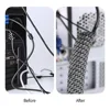 5-8mm Thermoresistant Tin Plating Cable Tube Sleeve EMI Shielded Flexible Wire Wrap Cover Line Cord Organizers Cable Management 6