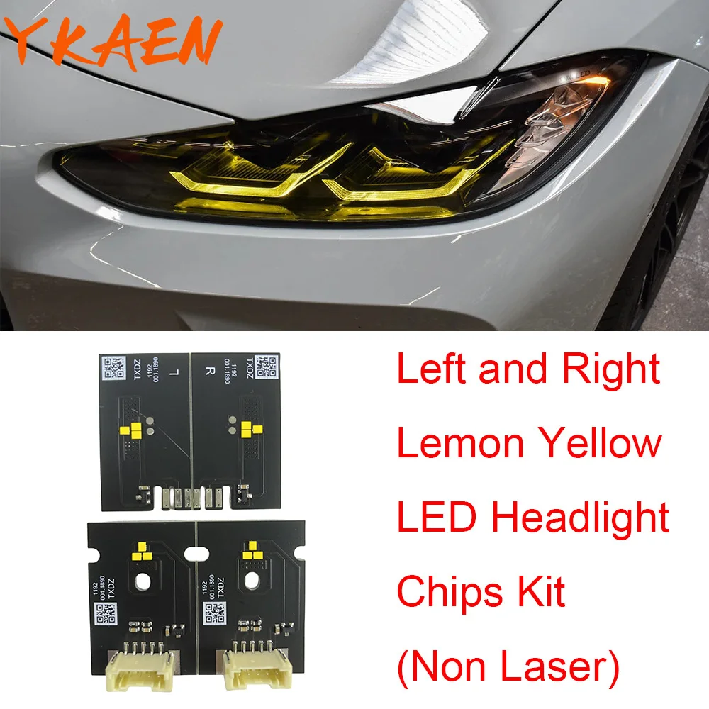 

New DRL Angel Eyes Lightsource For BMW G80 M4 425I G22 G23 G26 G82 G83 M3 Yellow Led Chips Board Daytime Running Light Non Laser