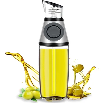 250ml/500ml Superior Glass Oil Dispenser Bottle Kitchen Cooking Olive Oil Dispenser Camping BBQ For Salad Baking Kitchen Tools