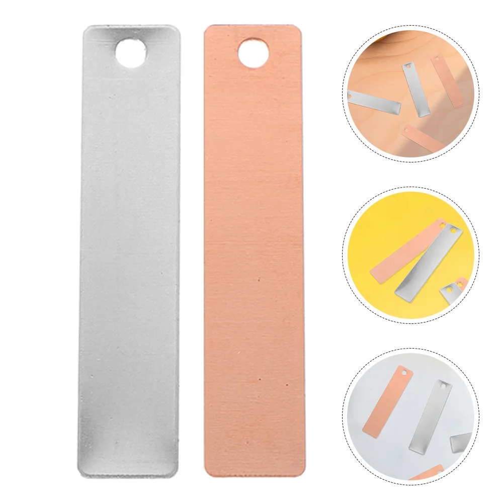 

8 Pairs Electrode Sheet Zinc Anode Materials Strip for Experiment Copper Fruit Plating Batteries