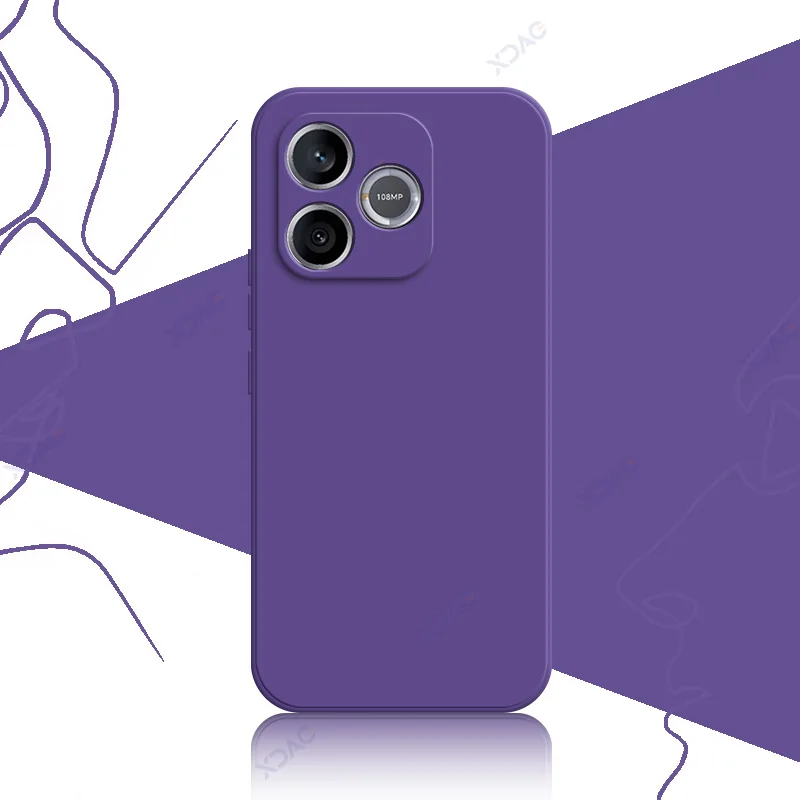 Slim Silicone Case with Soft Anti-Scratch Microfiber Lining