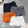 2 Pcs/Set Silk Seamless Underwear Women's Boxer Shorts