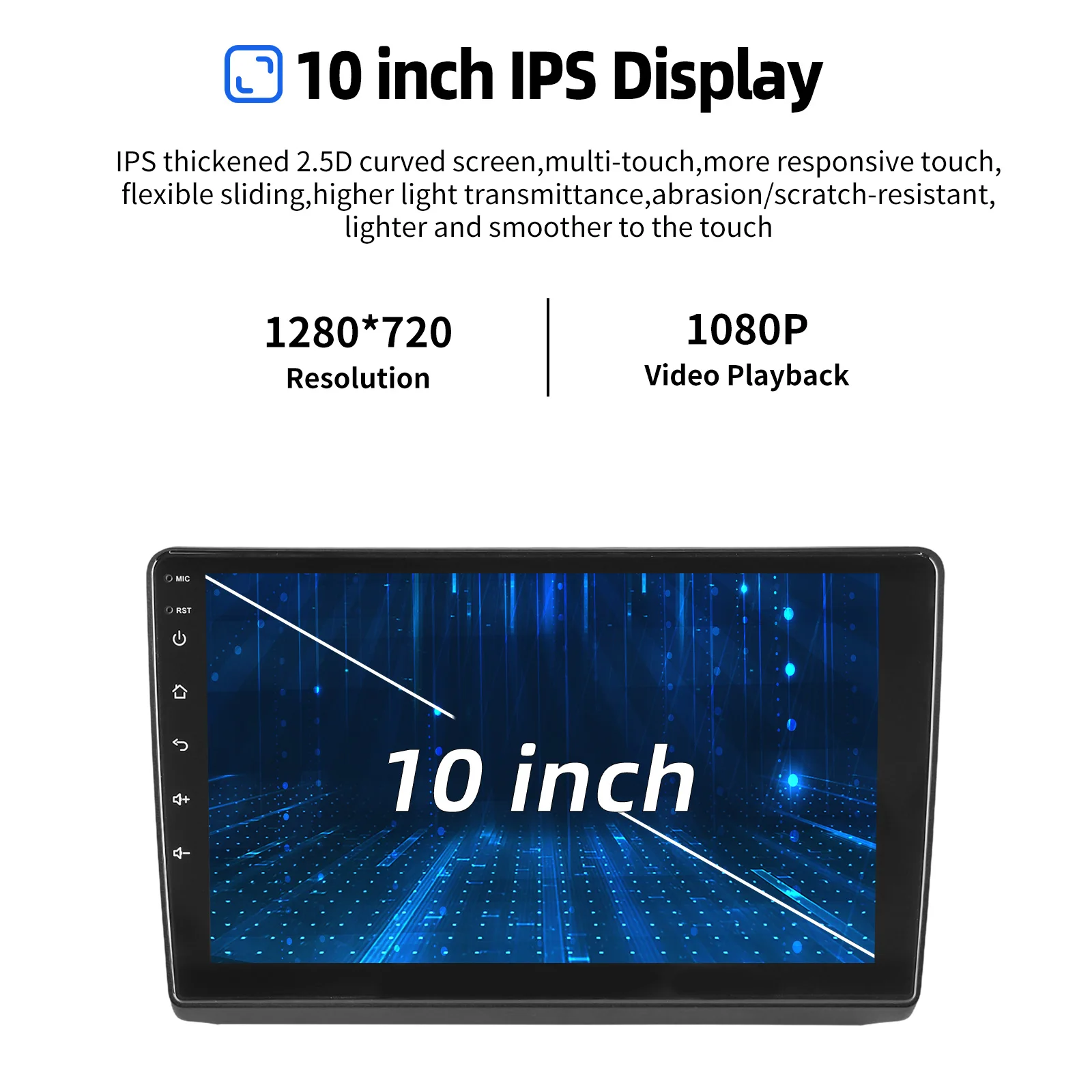 ESSGOO Android15 10-Zoll Carplay Android Auto für Renault Trafic MK2 X83 2001-09 Autoradio GPS NAV WIFI SWC FM Mirror Link BT – Detail 6