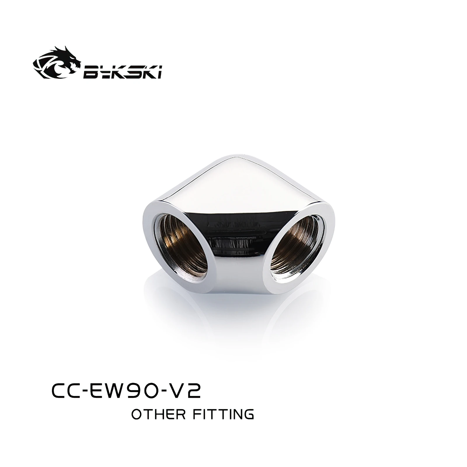 Bykski 90도 이중 암 엘보 피팅 커넥터 조인트 CC-EW90-V2