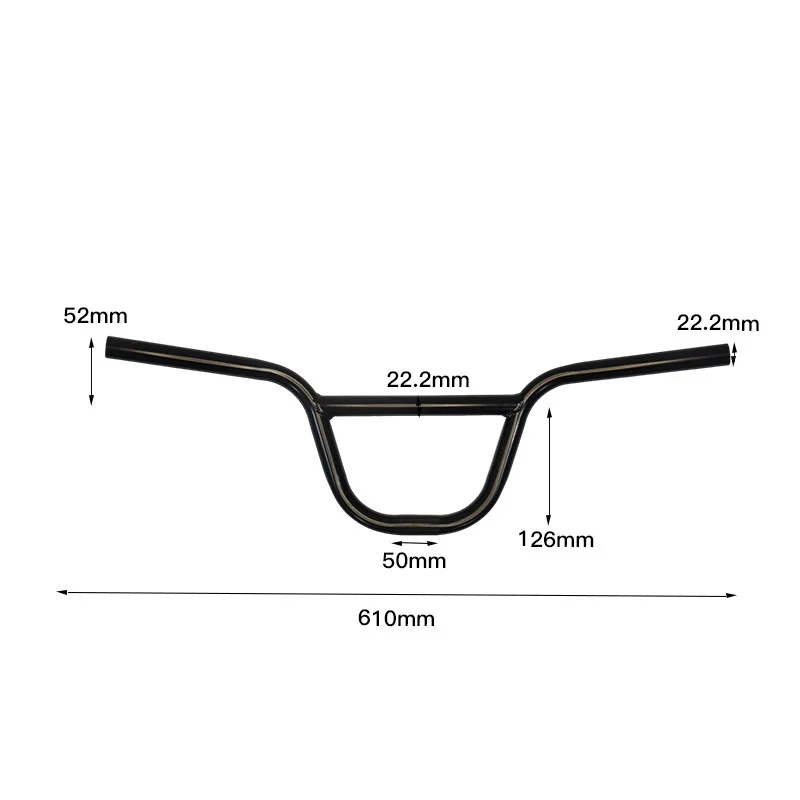 Bicycle Handlebar Performance of driver's handlebars standing small wheelchairs street bike movements 22.2mm caliber Bicycle Accessories