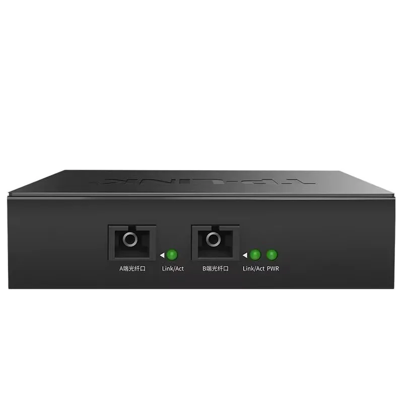 TP-LINK TL-FC323AB-3 fiber transceiver single mode single fiber optic media converter 3 RJ45 UTP and 2 SC Port