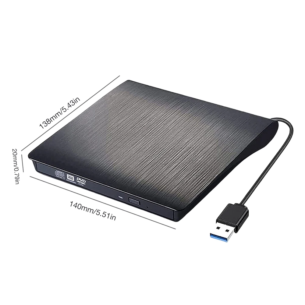 Cd Dvd Drive USB 3.0/ 3.0 + Type-C SATA To USB CD ROM ODD Case Box 9.5/12.7mm External Optical Disc Drive Enclosure Not Include Optical Drive