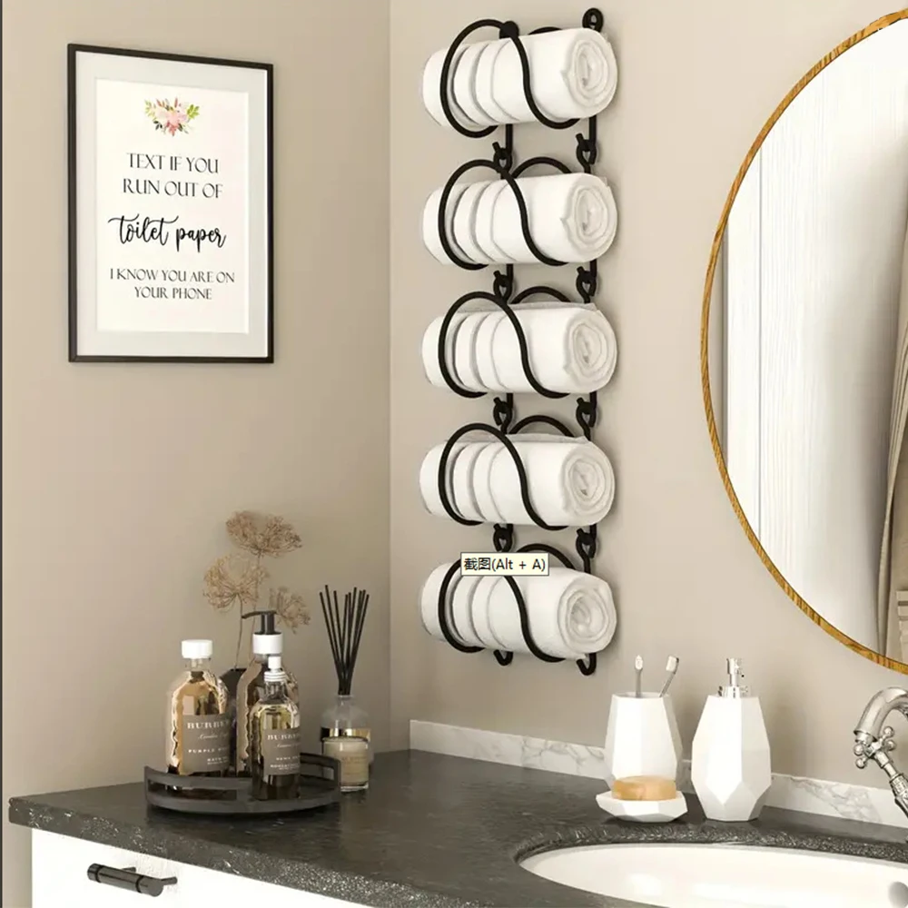 1 piece of non perforated bathroom, kitchen, wall mounted storage rack, wall mounted toilet, washbasin, storage of supplies