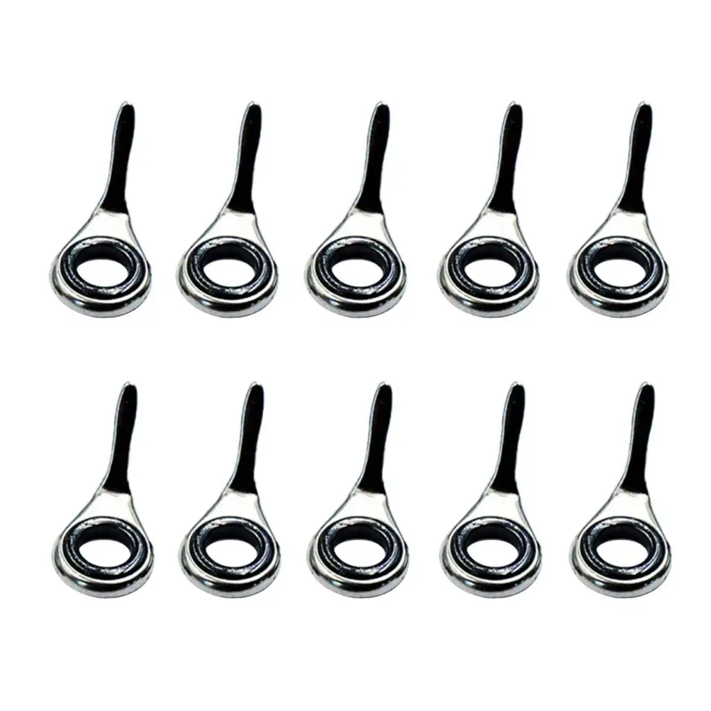 Premium Fishing Rod Repair Kit - 10 Piece Guide Set with 5 Size Options