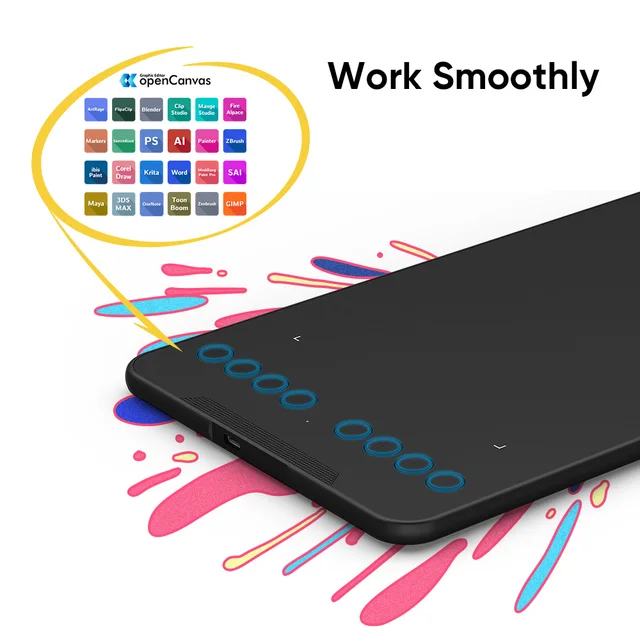 Drawing Tablet XPPen Pen Tablet Deco Mini7V2 with Tilt Function 8 Keys 16384 Levels Graphics Tablet for Android Mac Windows 5