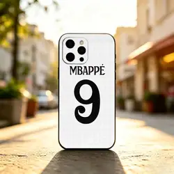 Football Star Soft Silicone Black Phone Case - iPhone 14 Pro (Z1)