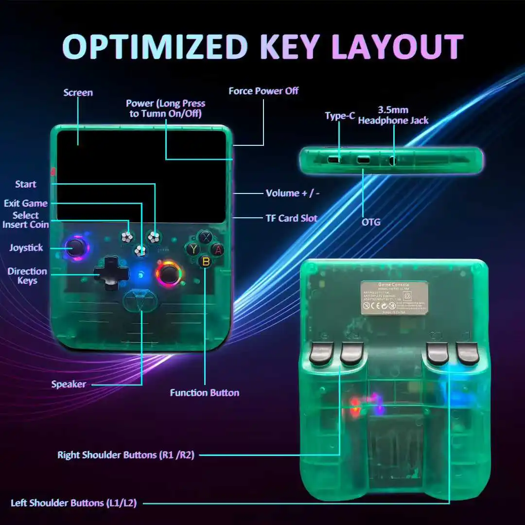 Retro Game Console Handheld With Linux System And Ips Screen_voghion.com