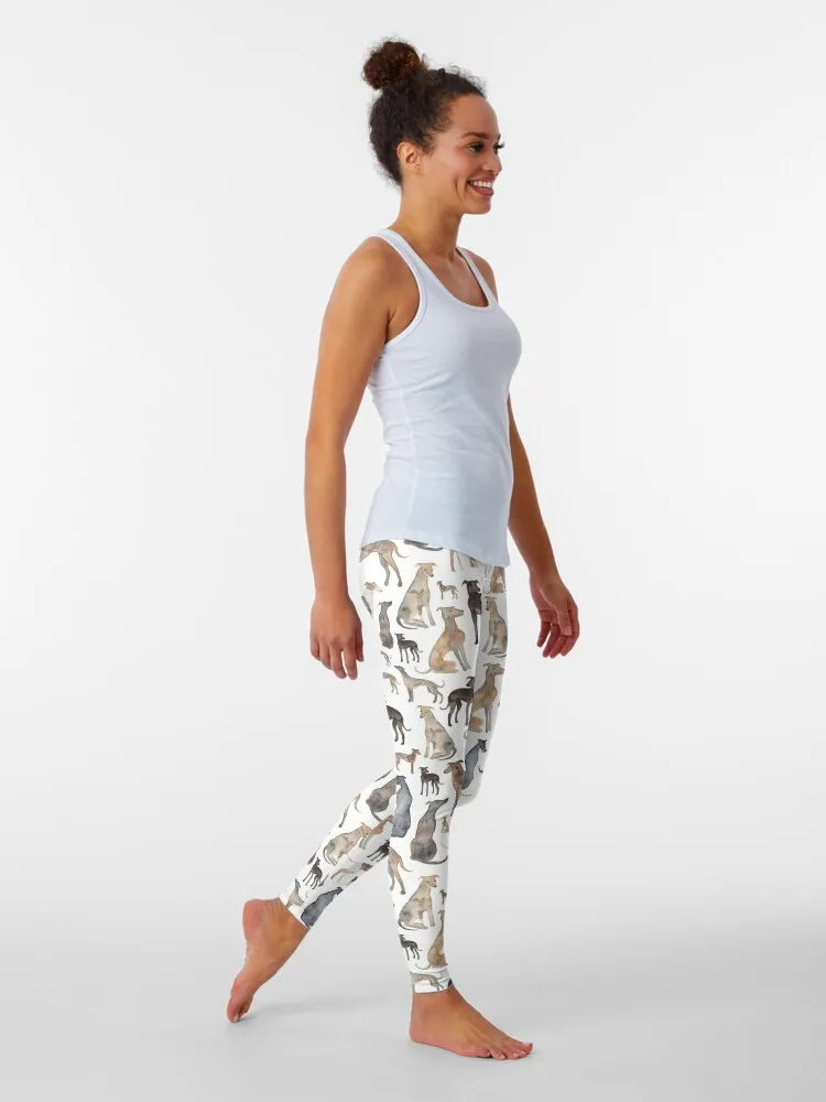 Greyhounds, Wippets and Lurcher Dogs! Leggings yoga pants Women yoga wear ladies